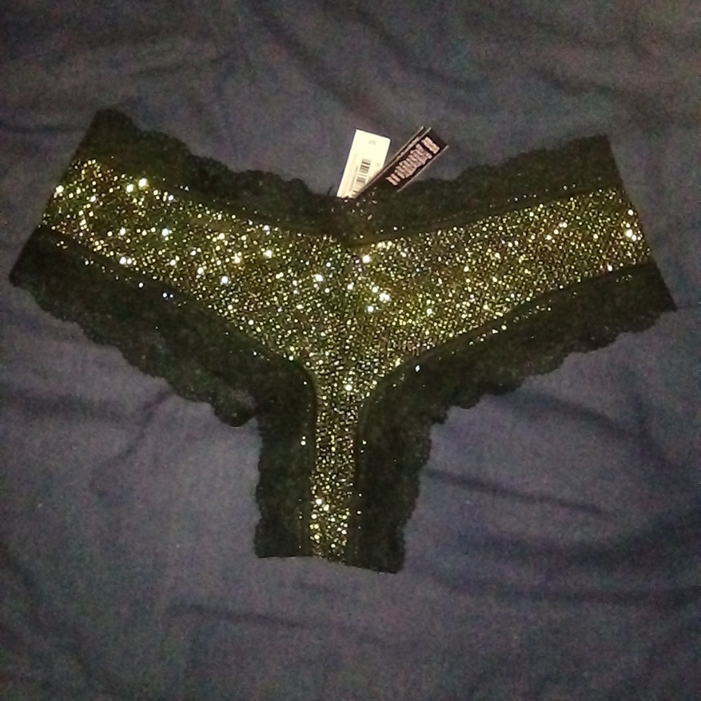 Black and gold underwear